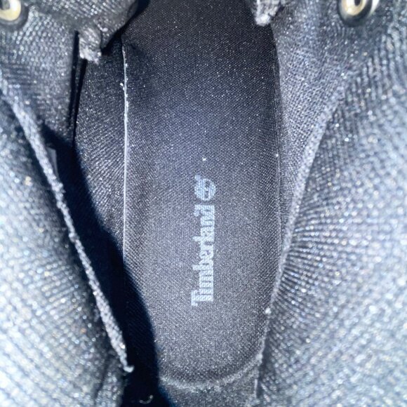 Timberland Men’s Black Leather White Ledge Mid Waterproof Hiking Boots Size 10 - Picture 6 of 10